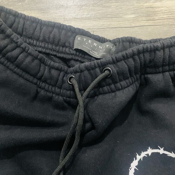 Eternity Shorts Sinner & Saint Black L Goth Grunge Alt Streetwear - Picture 4 of 11
